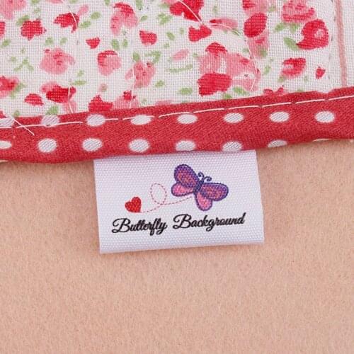 WhiteTag, 30mm x 60mm, Personalised Made and Handmade with love labels for craft, hobby and businesses(MD5007)