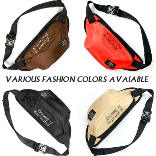 Tourzoo Waist Bag Fashion Men Women Chest Belly Fanny Pack Hiking Phone Pouch Travel Crossbody Belt Bag Casual Large Bum Bag