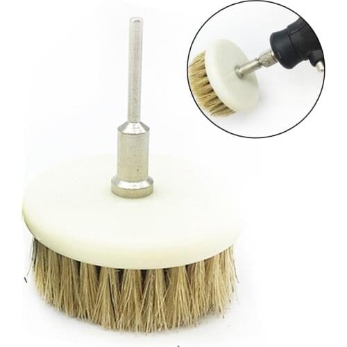 YEODA 55mm Drill Powered Scrub Heavy Duty Cleaning Brush Tools Damom