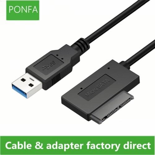 USB 3.0 to Micro SATA Adapter Cable for 1 8" HDD SSD Converter Cord USB3.0 to 7+6pin 13Pin & 16Pin Msata 7+9 Pin
