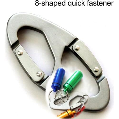 1pc Outdoor Climbing Carabiner Practical Firm Multi Functional Aluminum Alloy High Quality Hanging Hook for Mountaineering