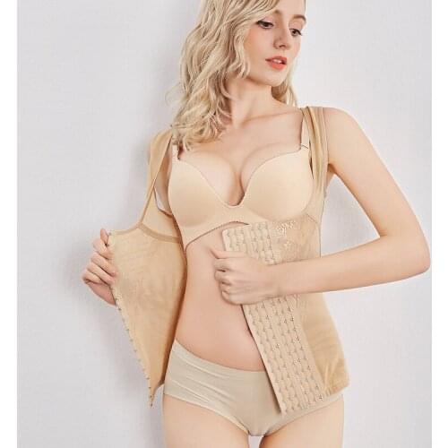 Corset Waist trainer bones bustier corset top plus size women slimming underwear tummy shaper control modeling vest