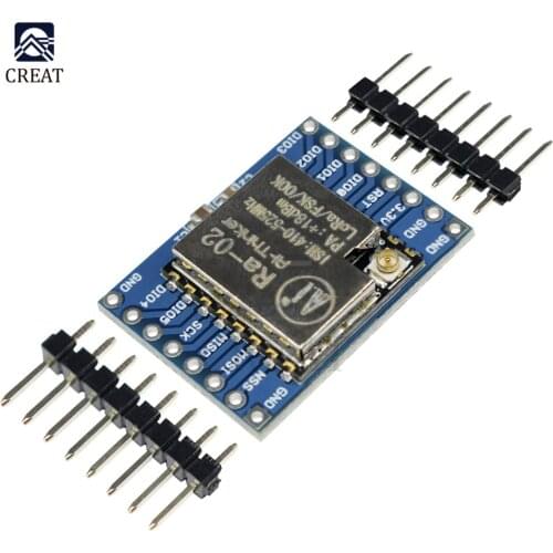433MHZ SX1278 LoRa Module 433M 10KM Ra-02 Ai-Thinker Wireless Spread Spectrum Transmission Socket for Smart Home DIY Board