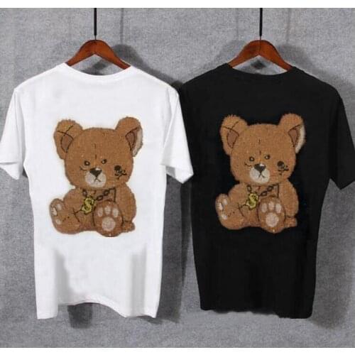 2021 Men Fashion Casual short Sleeved Rhinestone Tshirt Slim Fit Male Hot drill Business Dress Shirt Brand Men Clothing Soft C