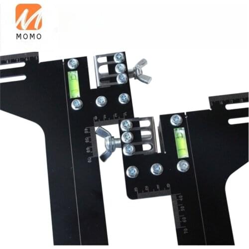 Guide rail alignment for elevator Elevator guide ruller