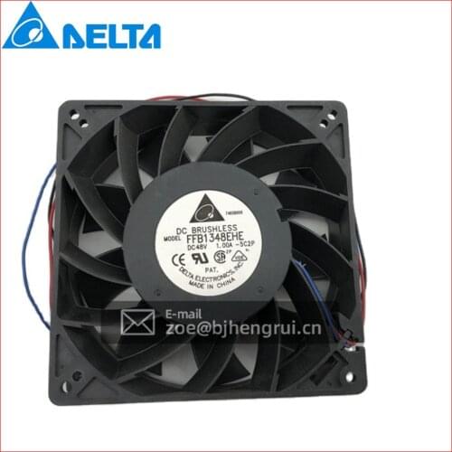 Original Brand New FFB1348EHE 12738 48VDC Ball Bearing 3 Lead Wires Axial Fan for Mining Machine