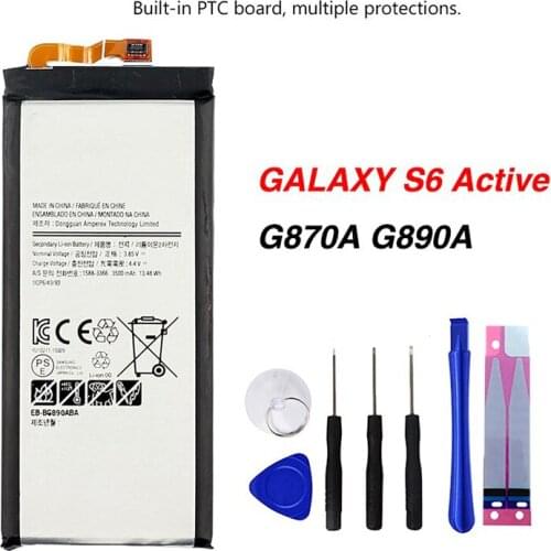 Original EB-BG890ABA Battery For Samsung GALAXY S6 Active G870A G890A 3500mAh