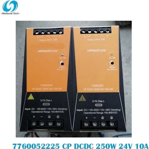 Original Weidmüller 7760052225 CP DCDC 250W 24V 10A UW Rail Switching Power Supply Single Phase, 100% Tested BeforeShipment