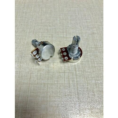B50K B100K B250K B500K Variable Resistor Balance 6.5mm Thread Switch Potentiometer