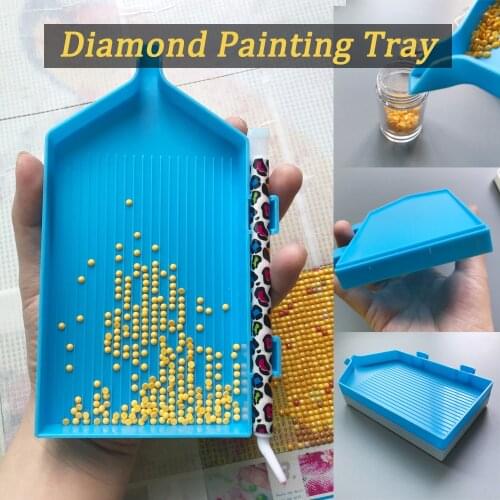 Diamond Painting Tools Large Beading Tray Plastic Plates for 5D Painting with Diamonds Accessories