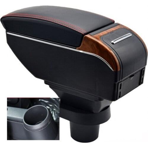 For Skoda citigo Armrest box Interior Parts special Retrofit parts Car Armrest box Center Storage box with USB