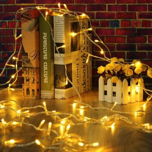 10M Copper Wire LED Icicle String Lights Christmas Tree Fairy Lights For Outdoor Curtain Decor Night Lamp Wedding Party Supplies