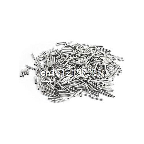 500 Pcs Tubular EN1008 Model Tube Bare Terminal 18AWG Electric Wire Connector