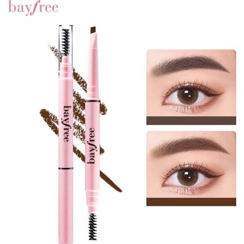 Ultra Fine Triangle Double-Headed Eyebrow Pencil Comestic Long Lasting Waterproof Blonde Color Eye Brow Pen Eyes Makeup TSLM2