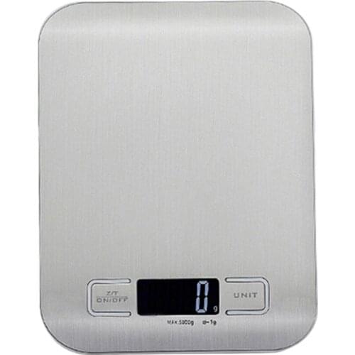 High Precision LED Jewelry Weighing Display Stainless-steel Kitchen Scale Weight Balance Accessories HD Neon Dazzle Automatic