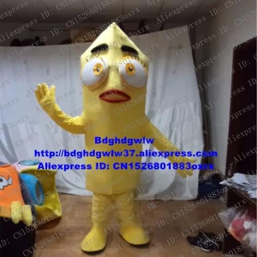 Yellow Lead Pencil Wax Crayon Pastels Wax Pencil Oiled Chalk Mascot Costume Adult Character Cut The Ribbon Major Events zx2321