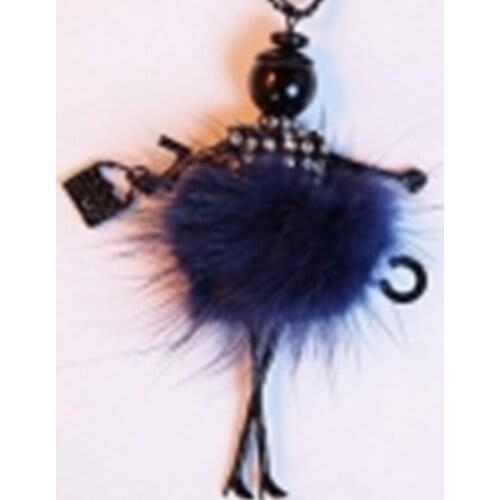 Women necklace beautiful clothes, doll sweater chain long necklace cute girls jewelry wholesale