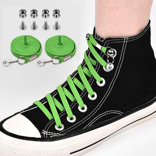 1Pair No Tie Shoelces For Chidren and Adults Quick One Hand Shoelace Sneakers Shoelace Quick Lazy Laces