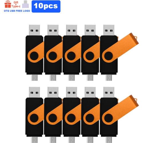 10pcs/lot Multi-functional otg pendrive 4gb 8gb 16gb USB flash drive memory stiv 32gb 64gb pen drive Storage flash disk for Gift