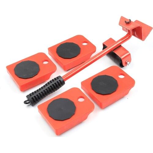 4pcs Moves Furniture Tool Transport Shifter Moving Wheel Sliders Kit Profession Heavy Furniture Remover Roller Set