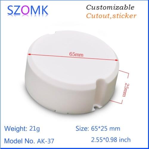 4 pcs, 65*25mm diy plastic LED enclosure electronics junction box power supply pc instrument housing small LED device box