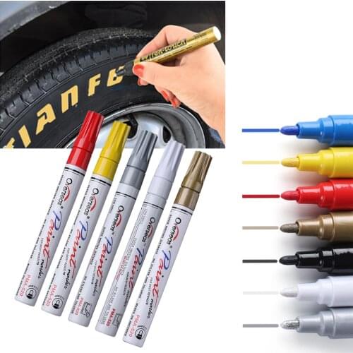 7Colors Universal Waterproof Permanent Paint Marker Pen Car Tyre Tire Tread Rubber Metal Tyre Care