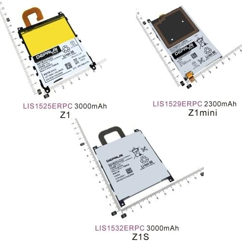 DEPALAI 2300mAh LIS1529ERPC Li-ion Phone Battery for Sony Xperia Z1 mini Z1mini D5503 Z1 Compact M51w