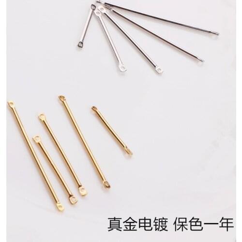 Ritoule DIY handmade jewelry accessories gold plating color year stick Tassel Earrings Jewelry piercing connection