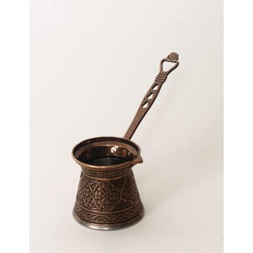 Patterned Cast-Iron Coffee Pot 2 Personality Magnet Bushes Compatible Steel Plated Coffee Közde Barbecue Guest Dowries Luxury Useful Coffee Pot