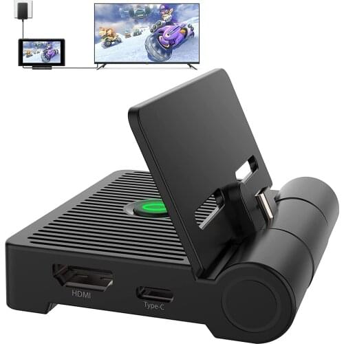 2021enhanced version Nintendo Switch dock,TV Docking Station for Nintendo Switch, Portable TV Dock Station for Official Nintend