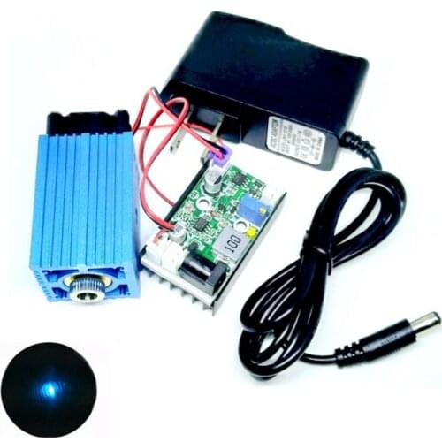 Focusable 488nm 60mw Cyan Semiconductor Laser Module Lighting Effect with 12V 1A Power Adapter
