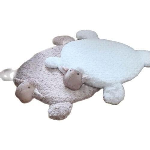 Ins Super Cute Sheep Creative Carpet Home Pet Cartoon Entry Pad Warm Foot Floor Mat Home Decorations Gifts for Friends