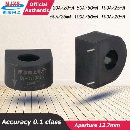 Micro ac current transformer DL-CT10C2.0 2000/1 100A/20mA 5000/1 100A/25mA 4000/1 100A/50mA toroidal transformer price pin type