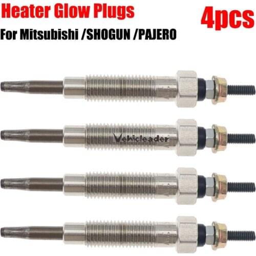4 Pcs Car Heater Glow Plugs For Mitsubishi /SHOGUN /PAJERO /2.8 /4M40T /4M40 /GP5501/Gp7554 Car Modification Accessories