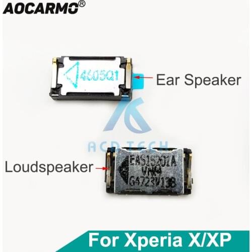 Aocarmo Ear Speaker Earpiece Loudspeaker Buzzer Ringer With Adhesive For Sony Xperia X Performance XP F8131 F8132 X F5121 F5122