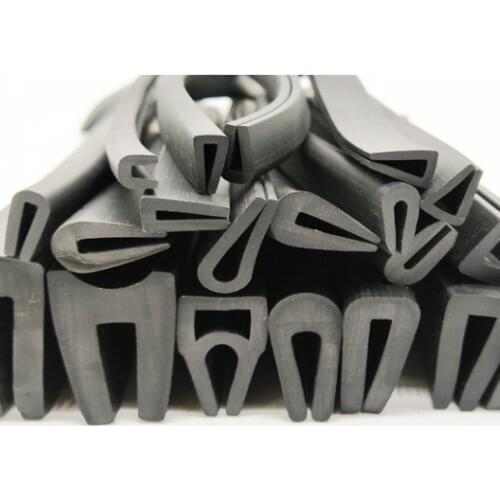 1 Meter Rubber U Sealing Strip Edge Trim For Glass Metal Wood Panel Board Sheet Cabinet