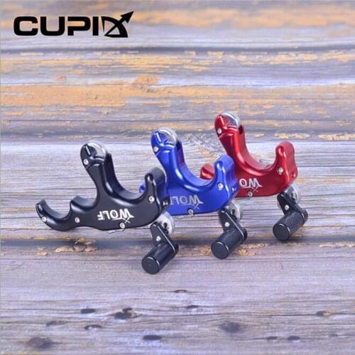 3 Finger Release Automatic Archery Compound Bow Aids Thumb Caliper Trigger Right Hand Grip Release Outdoor Hunting