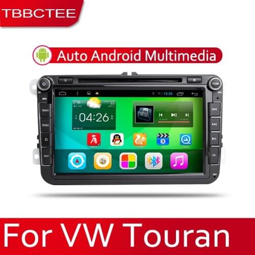 TBBCTEE Car Android System 1080P IPS LCD Screen For Volkswagen VW Touran 2003~2015 Car Radio Player GPS Navigation BT WiFi DVD