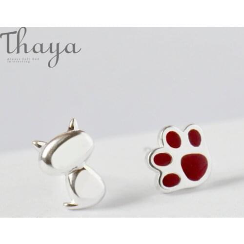 Thaya Women's Silver Earrings