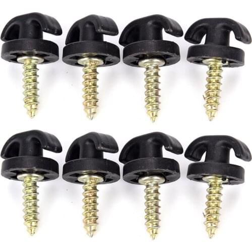 4x Universal Car Rear Trunk Envelope Cargo Net Tie Down Hook Ring Loop Hanging