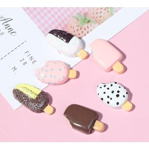 5Pcs 1/12 1/6 Dollhouse Miniature Popsicle Ice Cream Dolls Kitchen Accessories