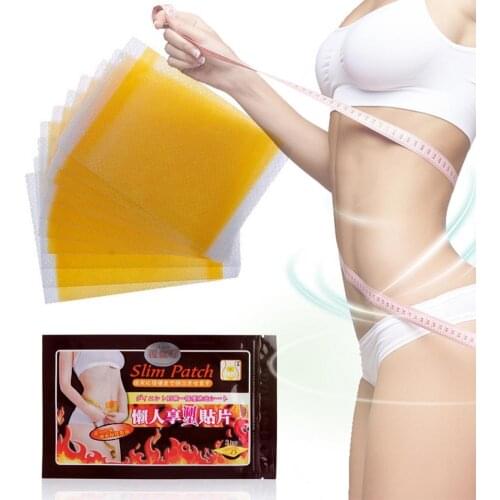 80% Hot Sale 10Pcs/Pack Fat Burning Patch Ultra Thin Figure Building Natural Ingredients Air Permeable Weight Loss Patch for Uni