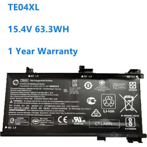 TE04XL Laptop Battery For HP OMEN 15-AX200 15- AX218TX 15-AX210TX 15-AX235NF 15-AX202N 15-BC200 HSTNN-DB7T 905277-855 TE04XL