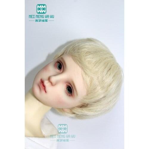 Doll accessories fashion Light gold short dolls hair head Clear Silicone Wig Cap Protection Cover for 1/3 1/4 1/6 BJD SD doll