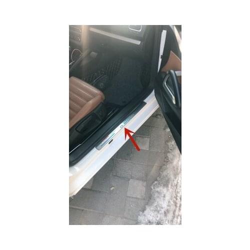 For Volkswagen Scirocco 2011-2016 High-quality stainless steel car threshold Guard anti-scratch protection car accessories
