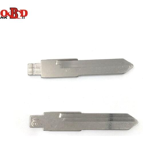 HKOBDII 10 pcs/lot Metal Blank Uncut Flip KD Remote Key Blade Type #01 for VW Santana Jetta Blade