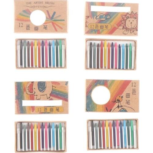 1 Set Mini Dollhouse Miniature Crayon Doll House Accessories For 1:6 Or 1:12 Dollhouse Dolls House Decoration