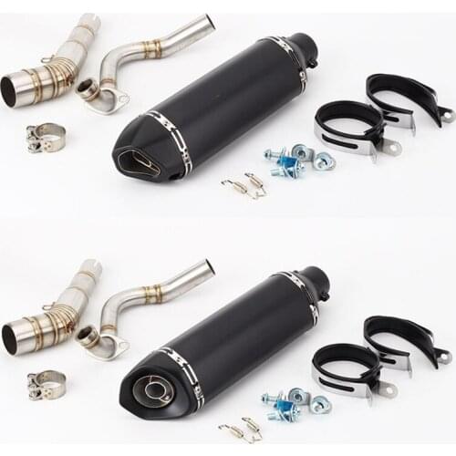 Motorcycle scooter modification PCX125 PCX150 2011-2019 lengthened small hexagonal exhaust pipe full set of connecting pipe