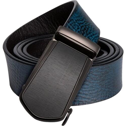 Barry.Wang 2018 New Men Belts High Quality Mens Genuine Leather Strap Luxury Famous Brand Logo Crocodile Silver Ceinture CS-0075