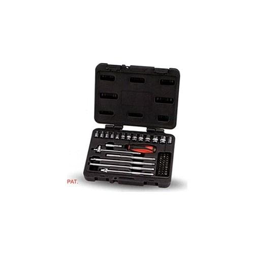 Taiwan Origin high qaulity 46PCS 1/4 ratchet wrench set socket bits bike Car Auto Repair hand Tools Sets Combination Kit